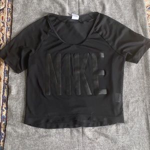 Nike DryFit Sheer Crop Tee